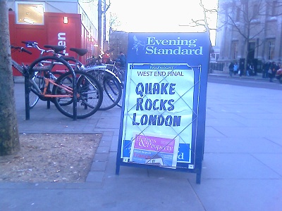 quake rocks london