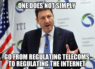 One does not simply regulate the internet